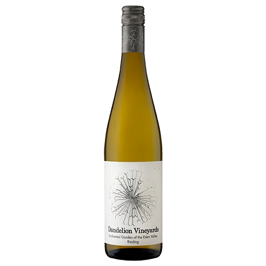 A bottle of 2023 Dandelion Vineyards Enchanted Garden of the Eden Valley Riesling 750ml White Wine