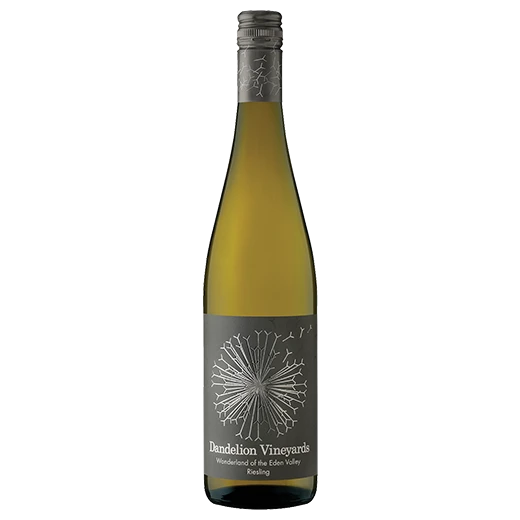 A bottle of 2023 Dandelion Vineyards Wonderland of the Eden Valley Riesling 750ml White Wine