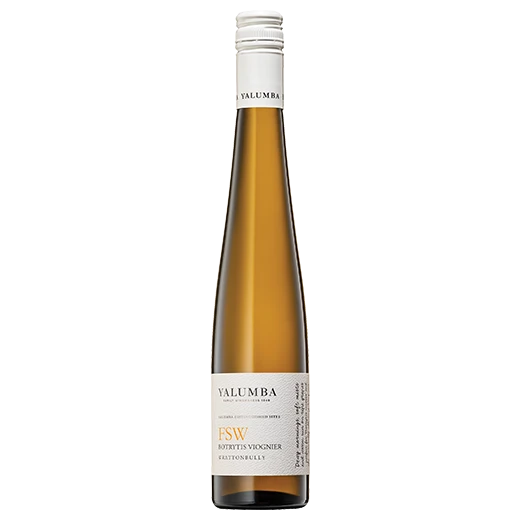 A bottle of 2023 Yalumba FSW Botrytis Viognier 375ml White Wine