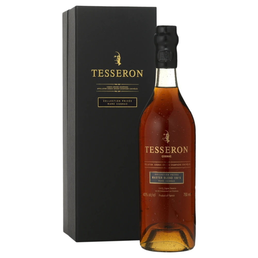 A bottle of Cognac Tesseron Masterblend 100's 700mL 700ml