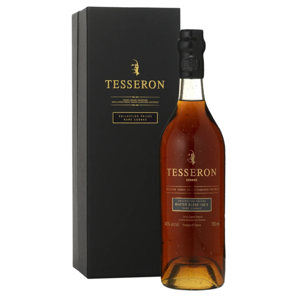 A bottle of Cognac Tesseron Masterblend 100's 700mL 700ml