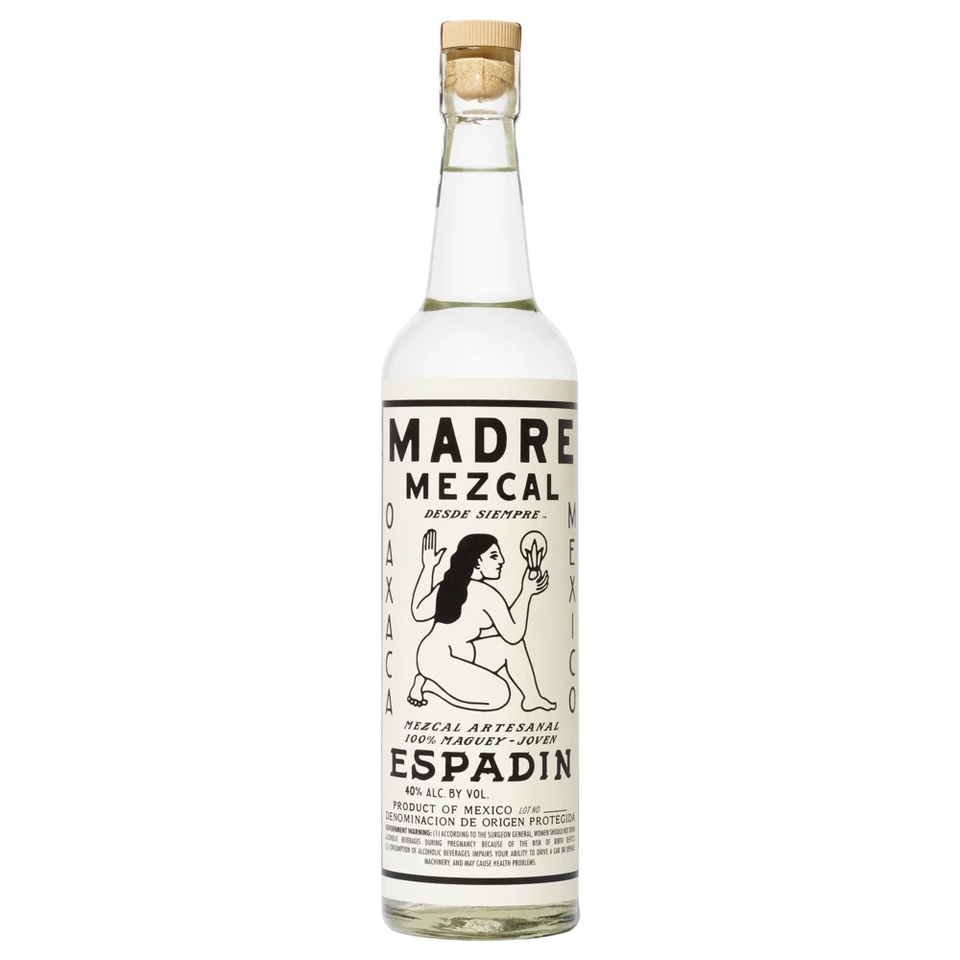 A bottle of NV Madre Mezcal Espadin 750ml