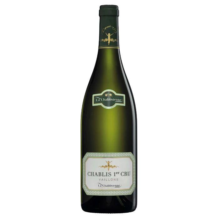 A bottle of La Chablisienne 1er Vaillon Chablis 2020 750ml White Wine