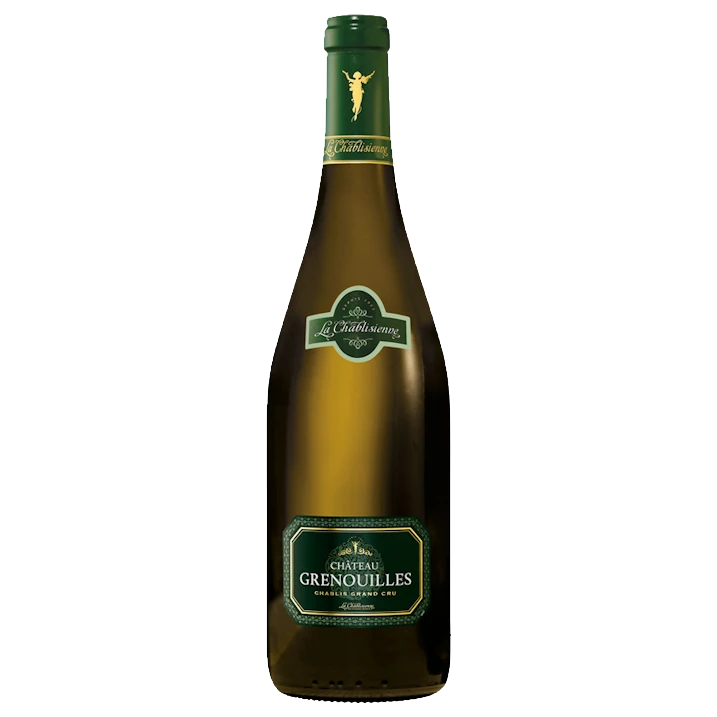A bottle of La Chablisienne Grenouilles Grand Cru Chablis 2020 750ml White Wine