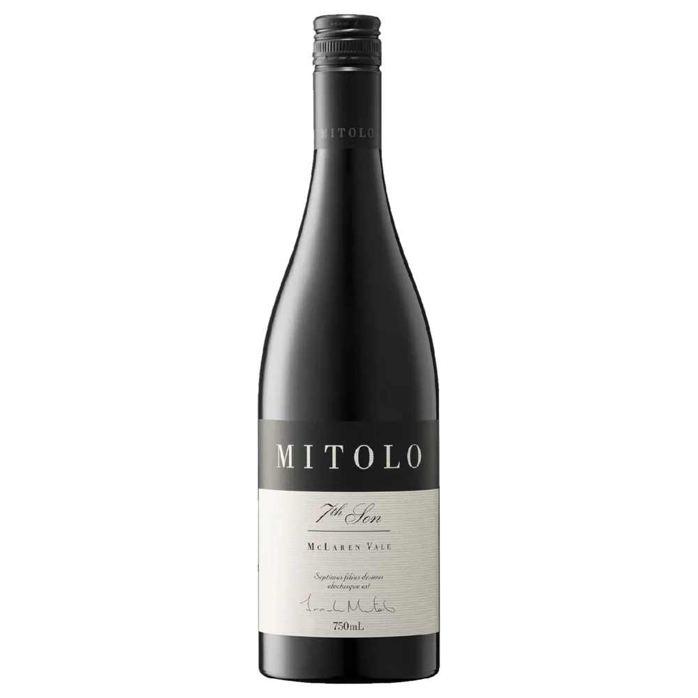 A bottle of 2020 Mitolo 7th Son Grenache Shz McLaren Vale 750ml Red Wine