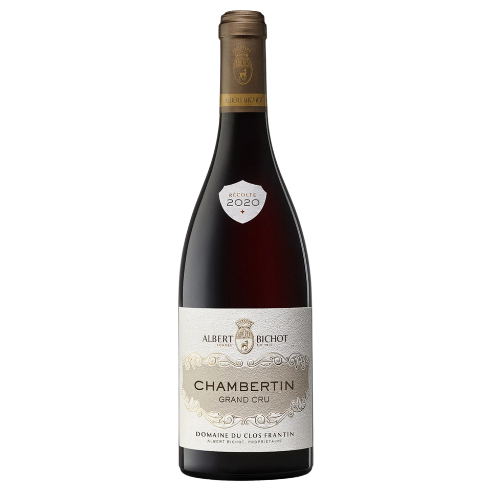 A bottle of 2020 A Bichot CharmsChambertinGC Burgundy 750ml Red Wine