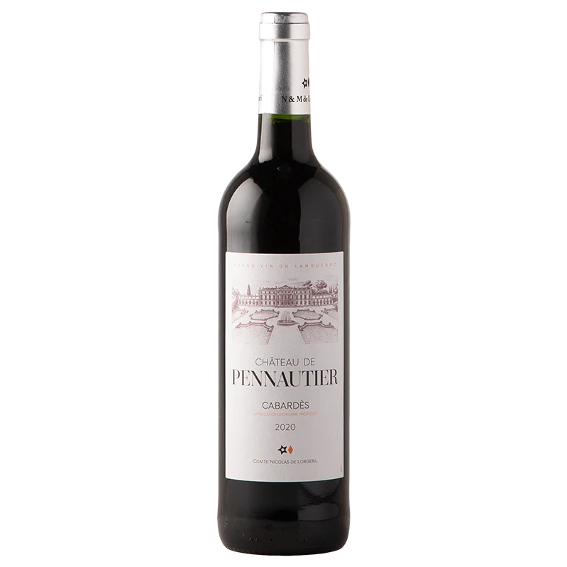 A bottle of 2020 Chateau de Pennautier Red AOP Cabardès 750ml Rose Wine