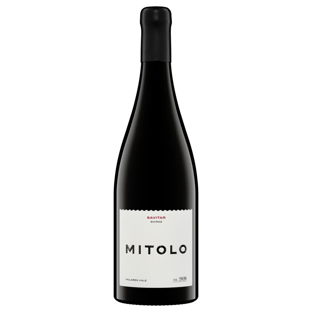 A bottle of 2020 Mitolo Savitar Shiraz McLaren Vale 750ml Red Wine