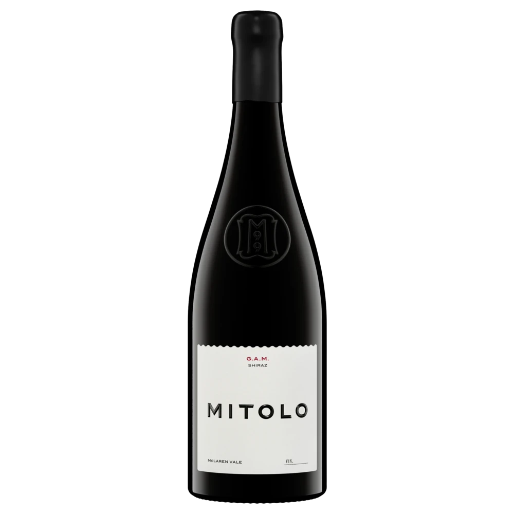 A bottle of 2020 Mitolo GAM Shiraz McLaren Vale 750ml Red Wine