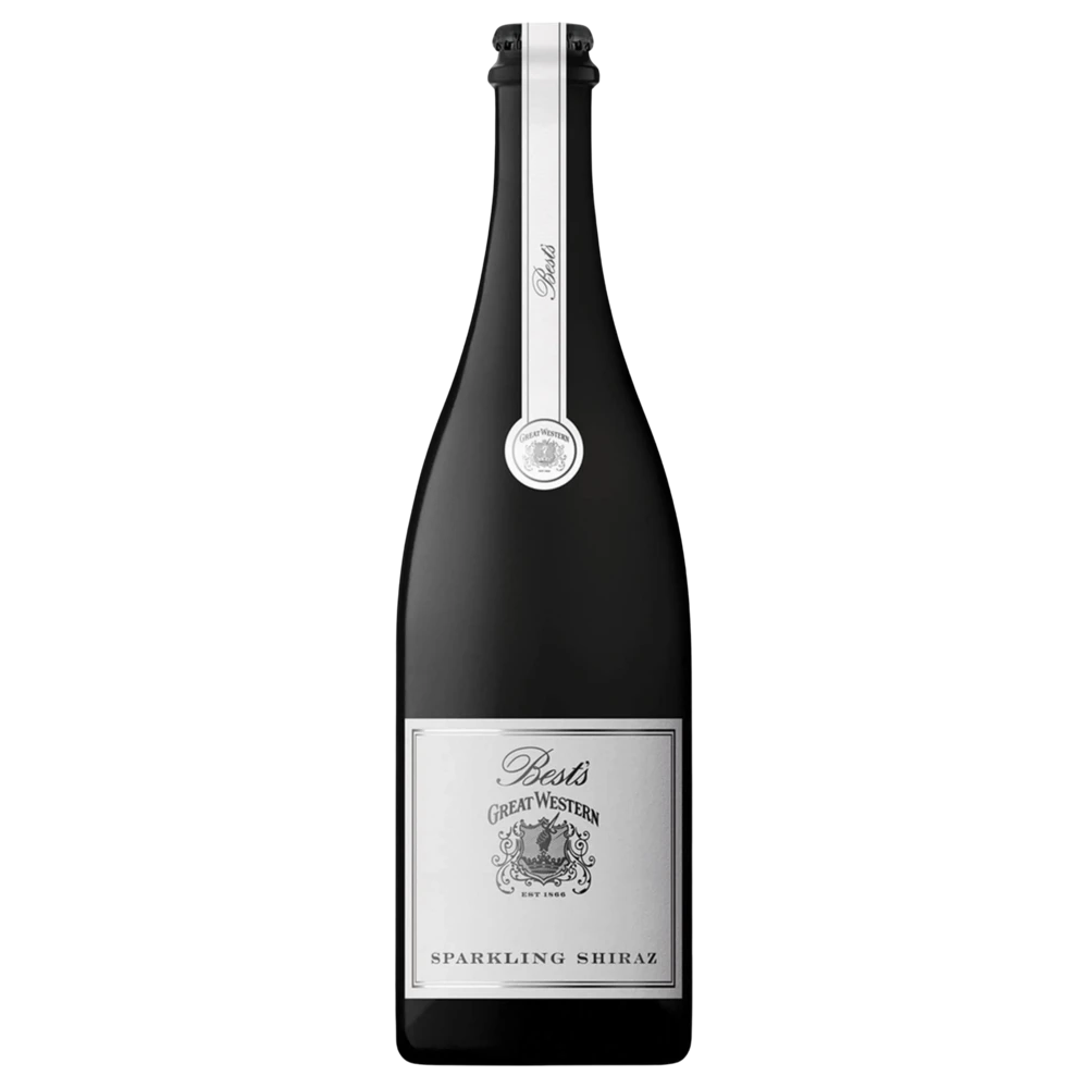 A bottle of 2020 Bests GS Sparkling Shiraz Great Western 750ml Sparkling Wine