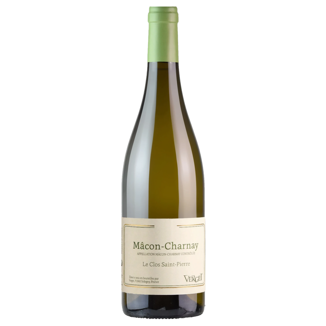 A bottle of 2023 Verget Mâcon Charnay Clos Saint Pierre 750ml Red Wine