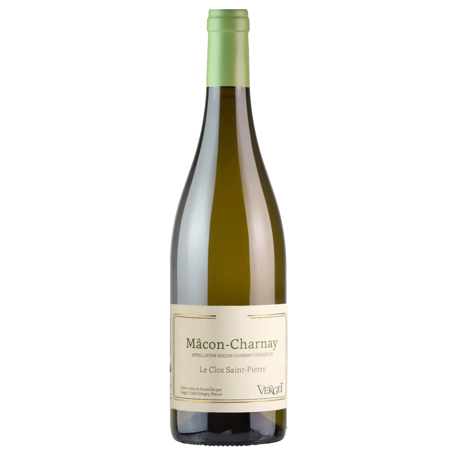 A bottle of 2023 Verget Mâcon Charnay Clos Saint Pierre 750ml Red Wine