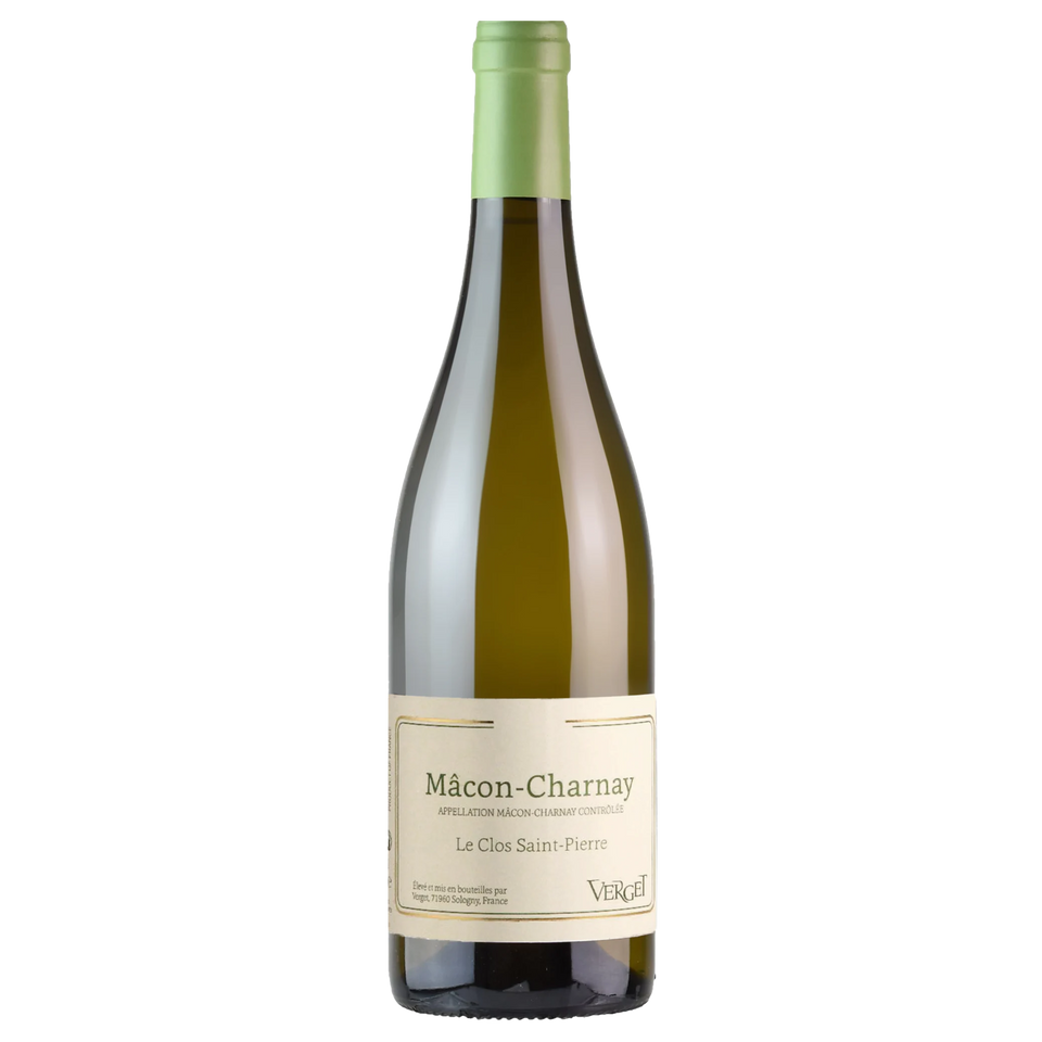 A bottle of 2023 Verget Mâcon Charnay Clos Saint Pierre 750ml Red Wine