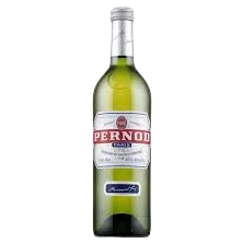 A bottle of NV Pernod Anis Liqueur 700ml
