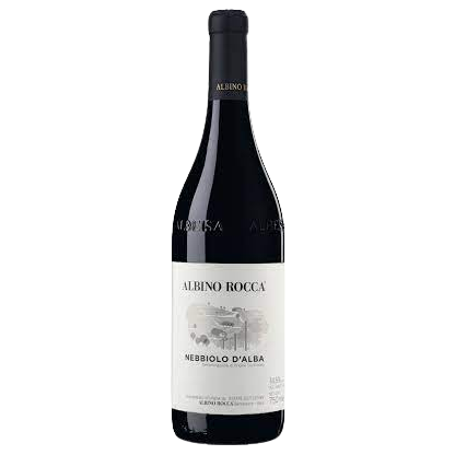 A bottle of 2023 Albino Rocca Nebbiolo d'Alba 750ml Red Wine