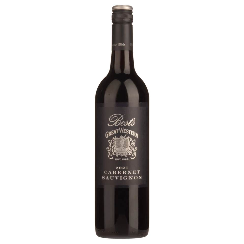 A bottle of 2021 Bests GW Cabernet Sauvignon Great Western 750ml Red Wine