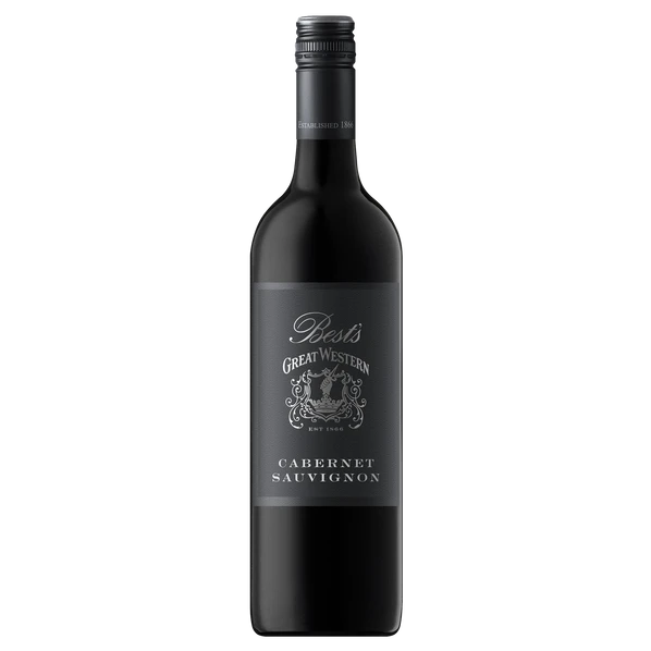 A bottle of 2021 Bests GW Cabernet Sauvignon Great Western 750ml Red Wine