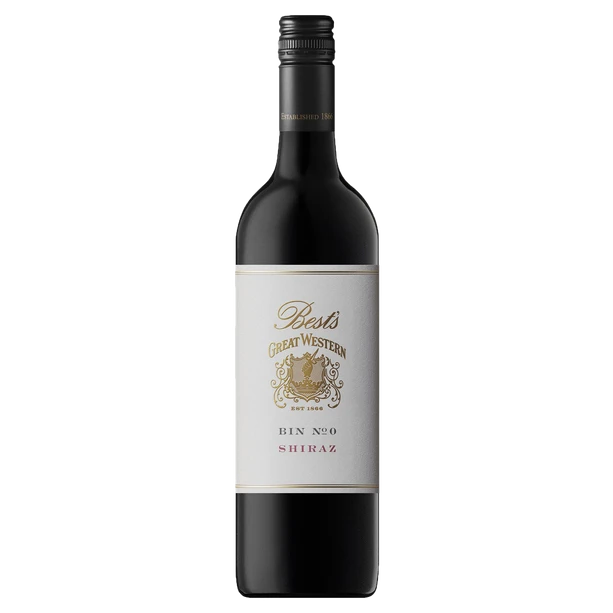 A bottle of 2021 Bests Icon Bin 0 Shiraz Great Western 750ml Red Wine
