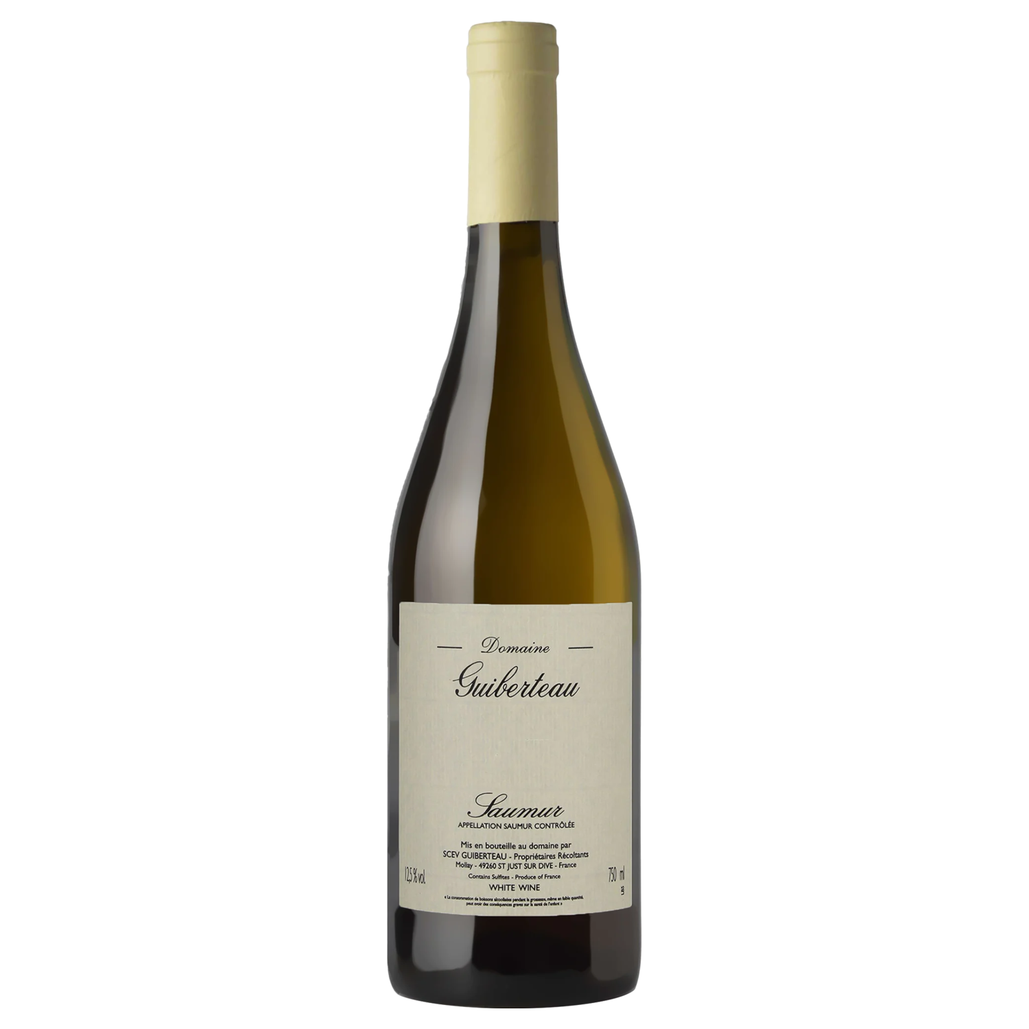 A bottle of 2023 Domaine Guiberteau Saumur Blanc 750ml White Wine