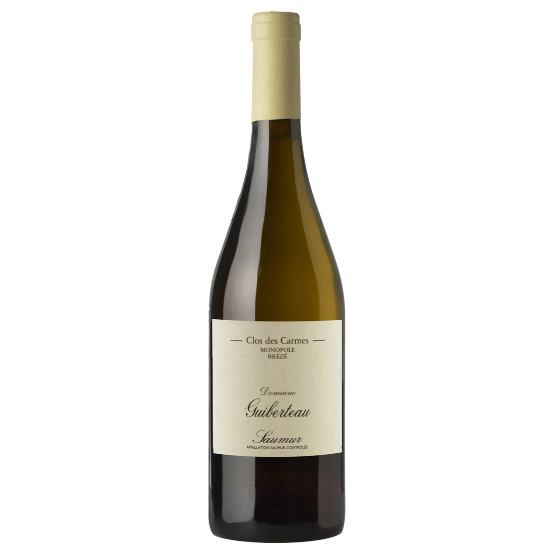 A bottle of 2020 Domaine Guiberteau Saumur Clos des Carmes Blanc 750ml White Wine
