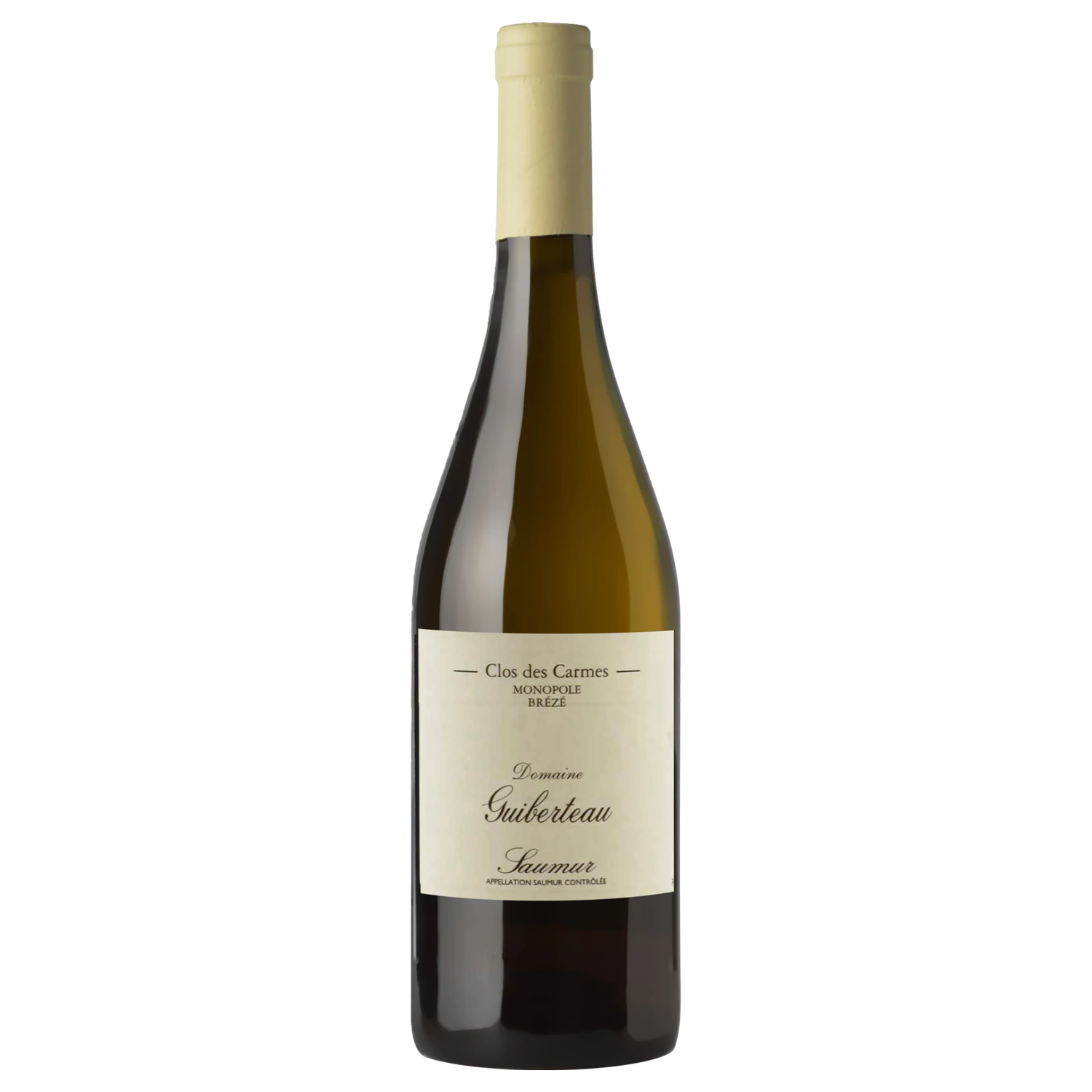 A bottle of 2020 Domaine Guiberteau Saumur Clos des Carmes Blanc 750ml White Wine