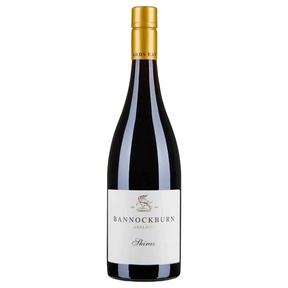 A bottle of 2011 Bannockburn Shiraz (Museum) 750ml Red Wine