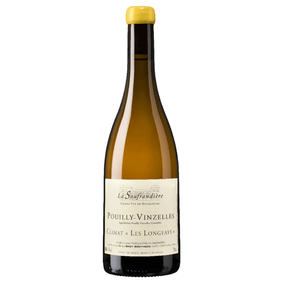 A bottle of 2022 La Soufrandière Pouilly Vinzelles Les Longeays 750ml White Wine
