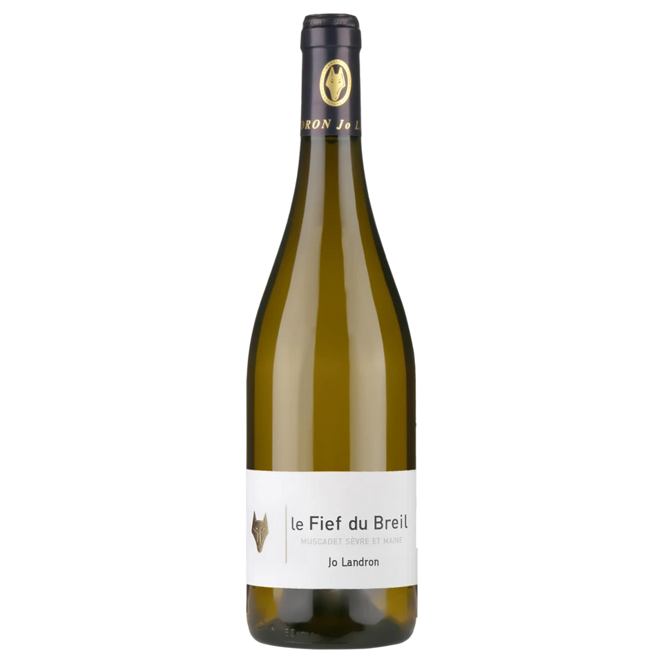 A bottle of 2018 Jo Landron Muscadet Sèvre et Maine Le Fief du Breil 750ml White Wine