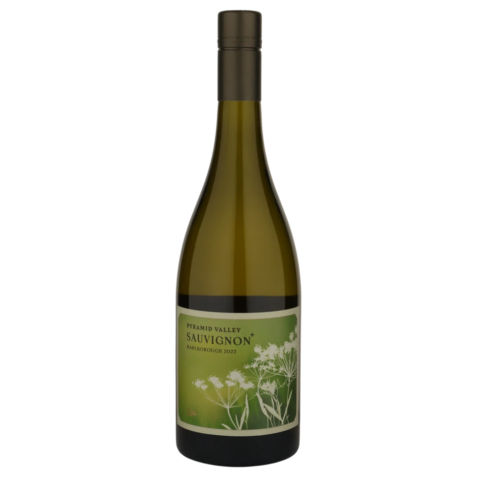 A bottle of 2023 Pyramid Valley North Canterbury Sauvignon + 750ml White Wine