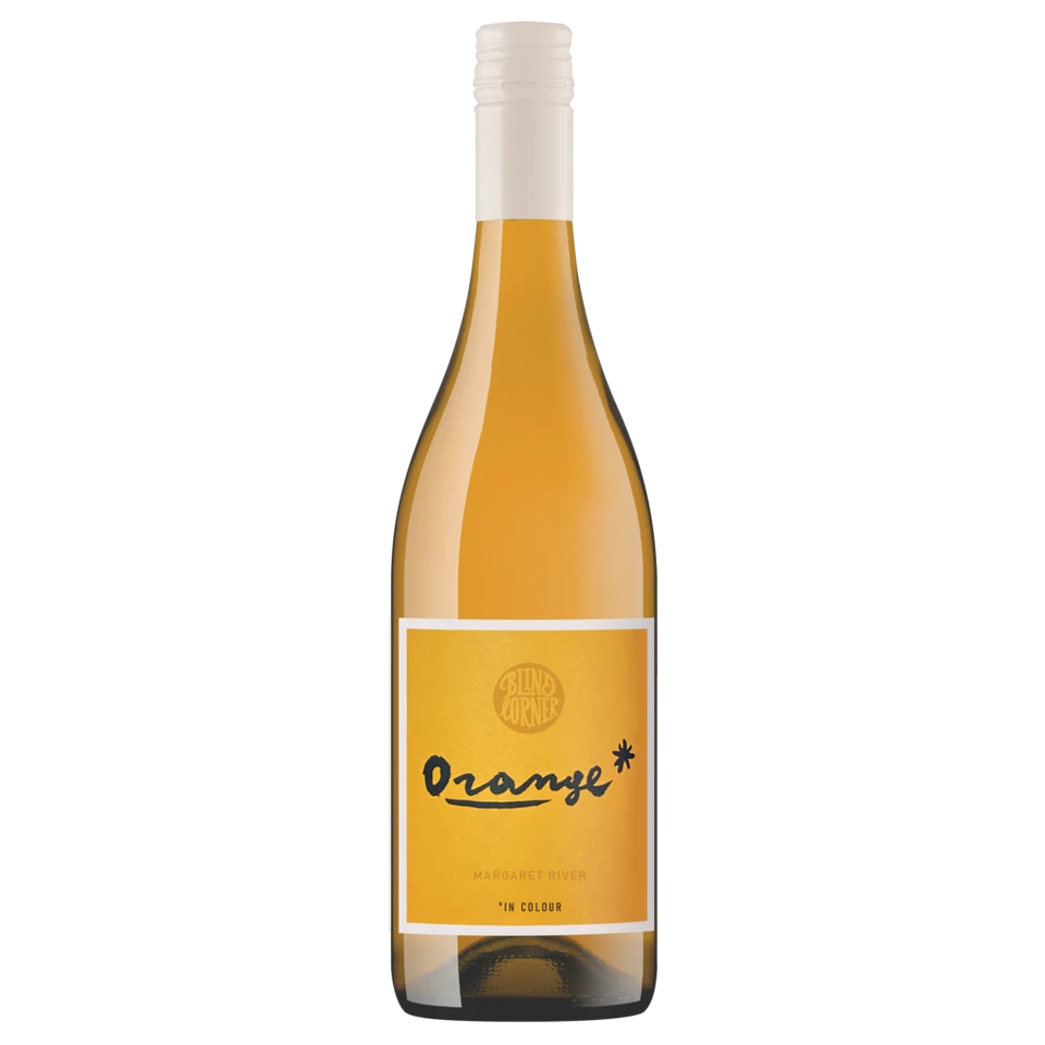 A bottle of 2025 Blind Corner Ørange In Colour 750ml White Wine