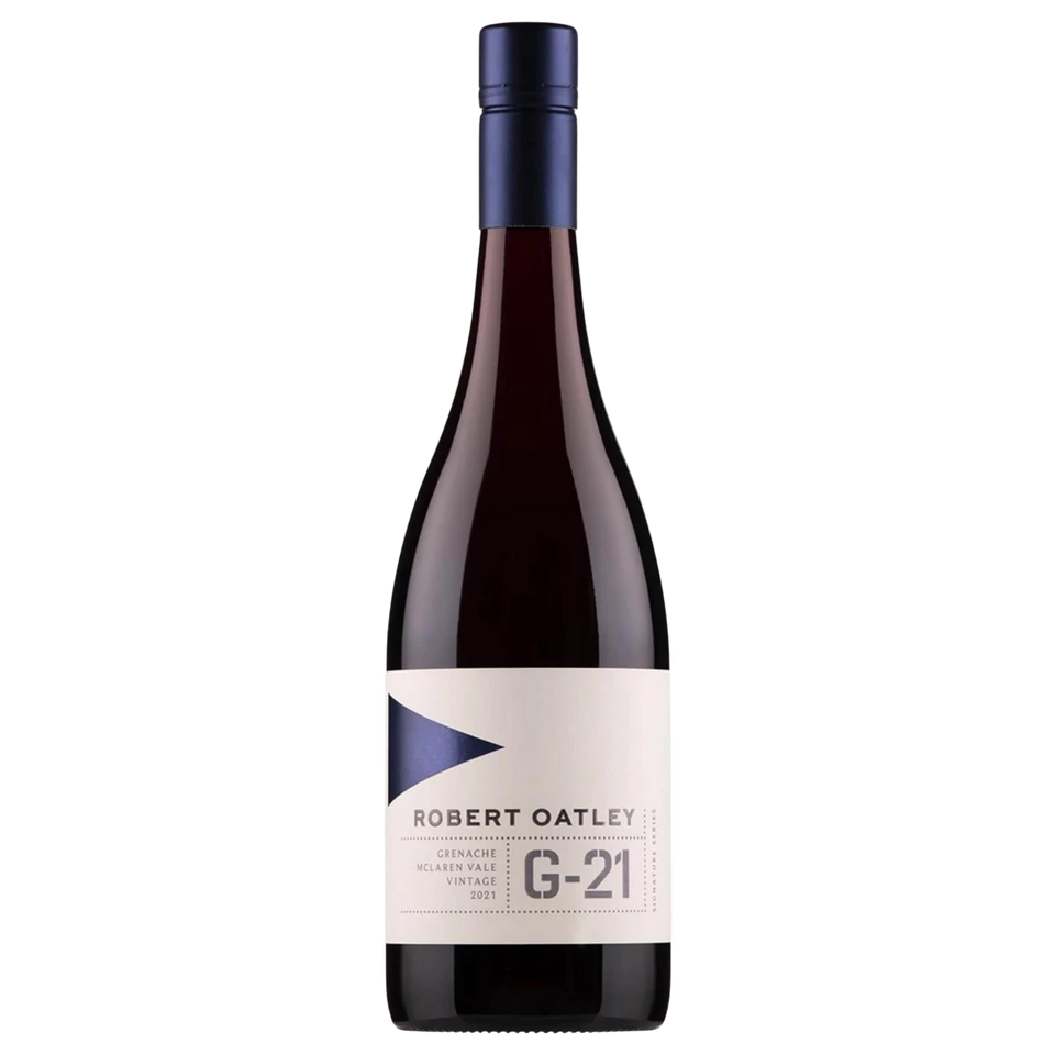 A bottle of Robert Oatley Signature MV Grenache McLaren Vale 2022 750ml Red Wine