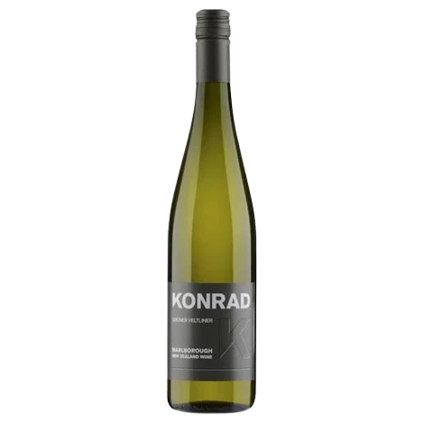 A bottle of 2022 Konrad Single Est Gruner V Marlborough 750ml White Wine