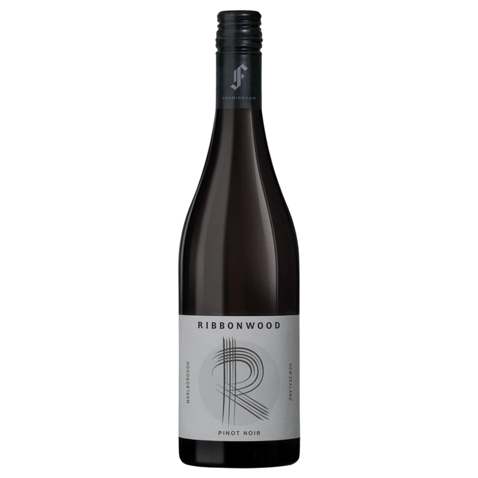 A bottle of Framingham Ribbonwood Pinot Noir Marlborough 2022 750ml Red Wine