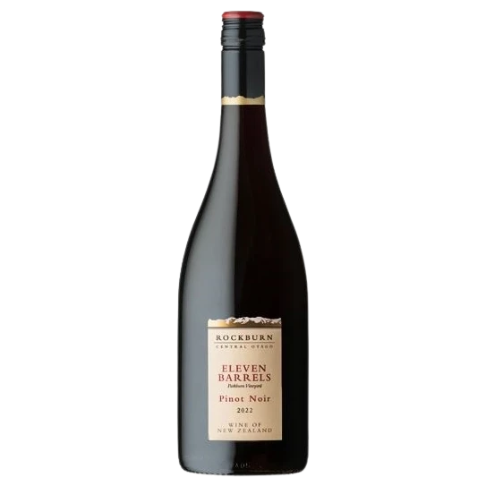 A bottle of 2022 Rockburn Barrels PinNoir 750ml Red Wine