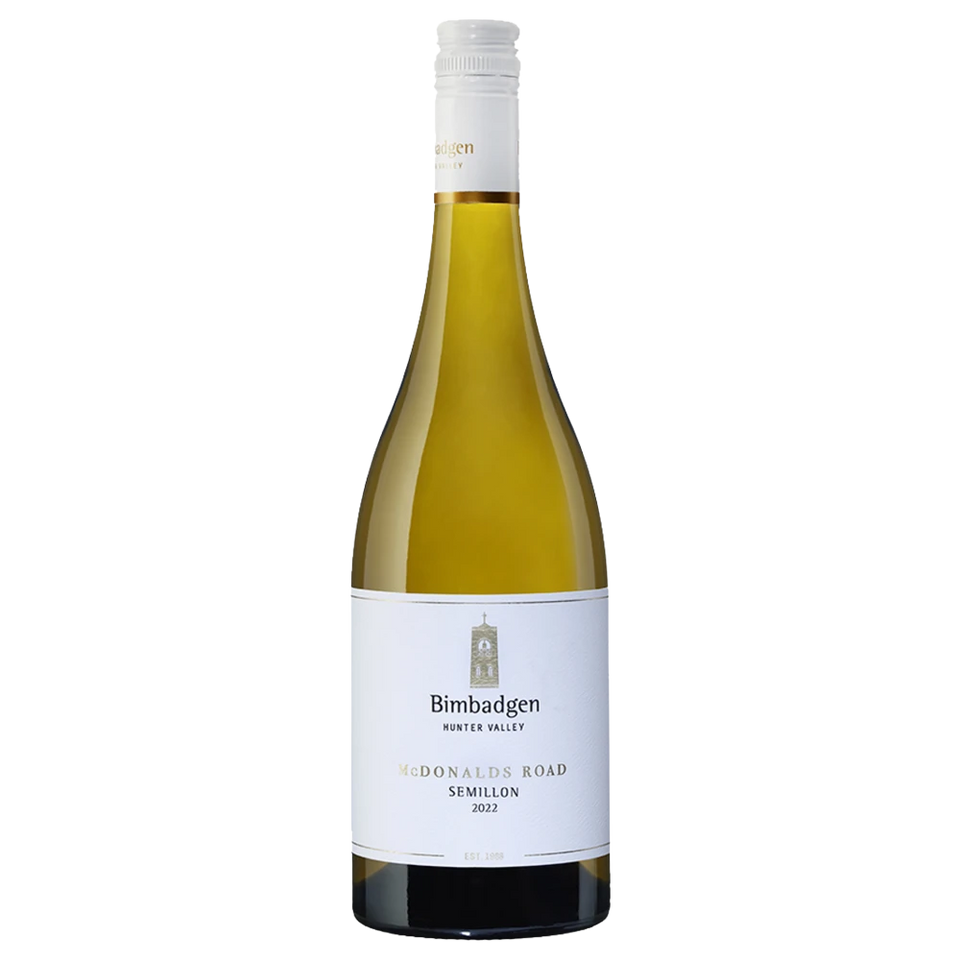 A bottle of 2022 Bimbadgen McDonalds Rd Sem McDonalds Rd 750ml White Wine
