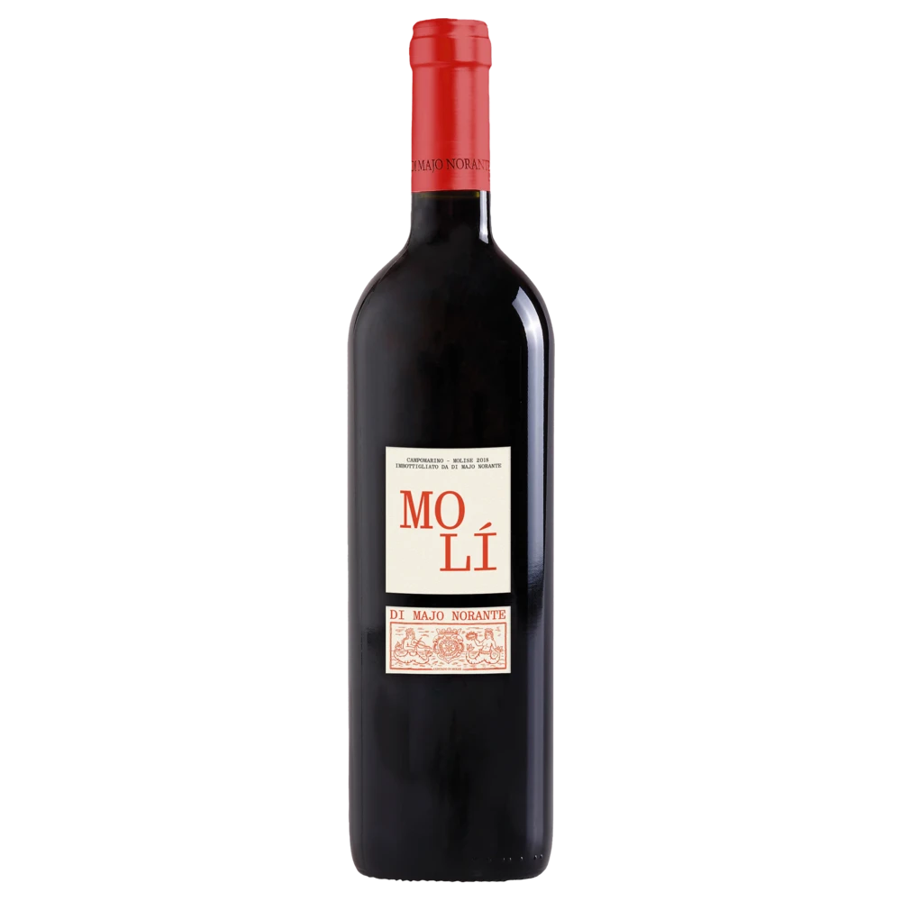 A bottle of 2023 Di Majo Norante Molí Rosso 750ml Red Wine