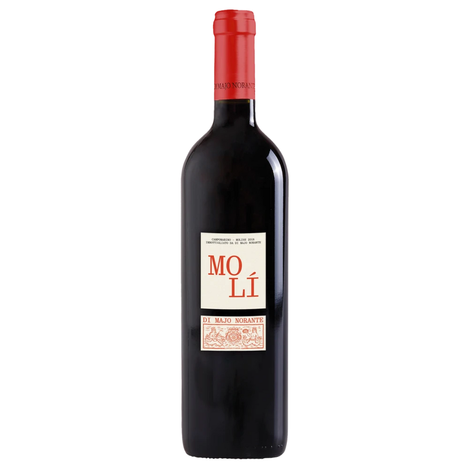 A bottle of 2023 Di Majo Norante Molí Rosso 750ml Red Wine