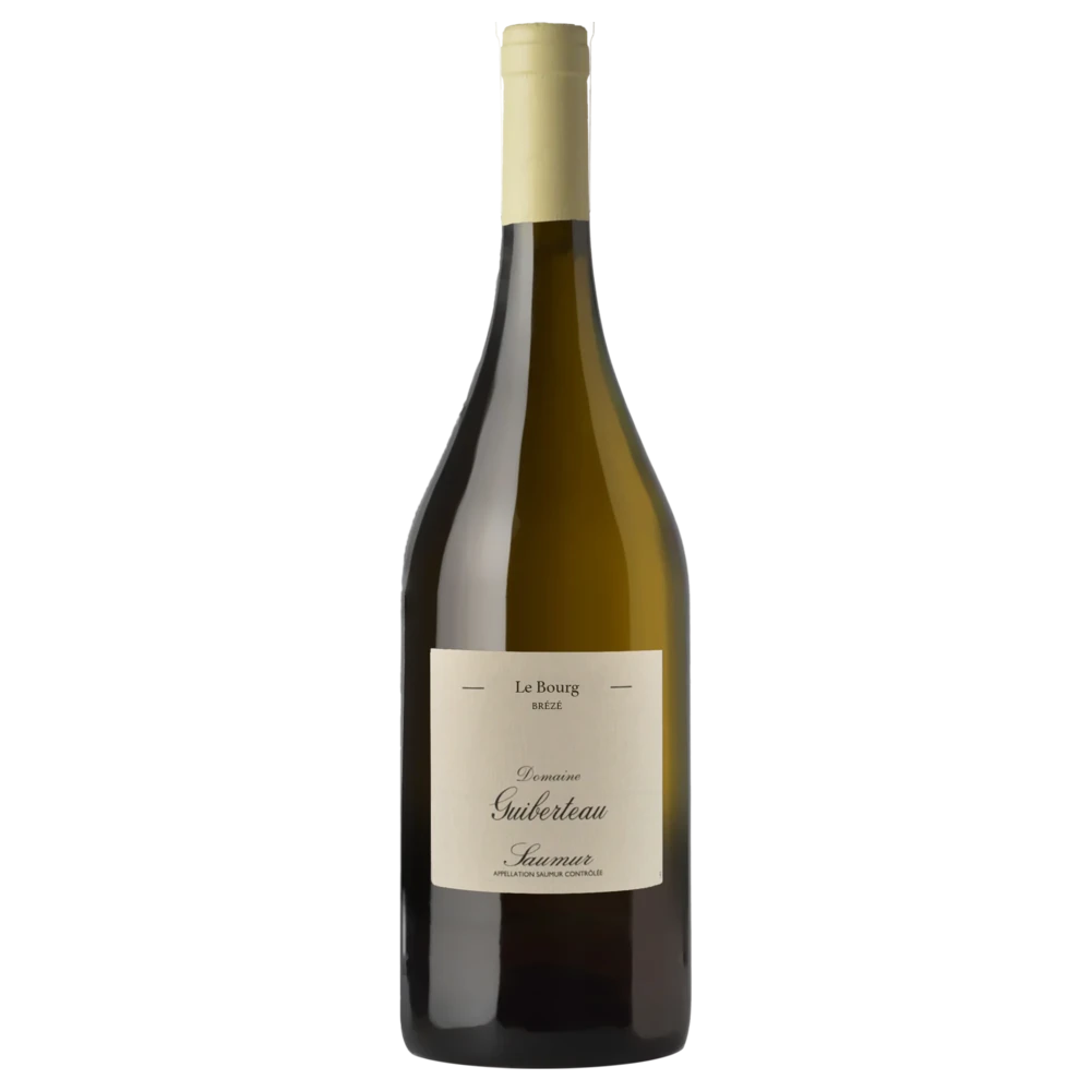 A bottle of 2022 Domaine Guiberteau Saumur Blanc Le Bourg 750ml White Wine