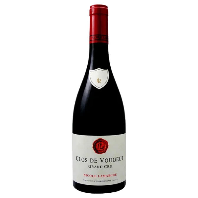 A bottle of 2022 Nicole Lamarche Grand Cru Clos de Vougeot 750ml Red Wine