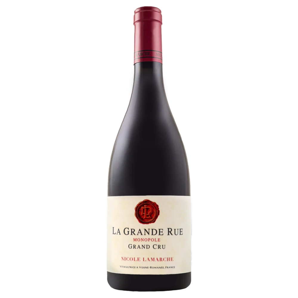 A bottle of 2021 Domaine Nicole Lamarche Grand Cru La Grande Rue Monopole Cuvée 1959 750ml Red Wine