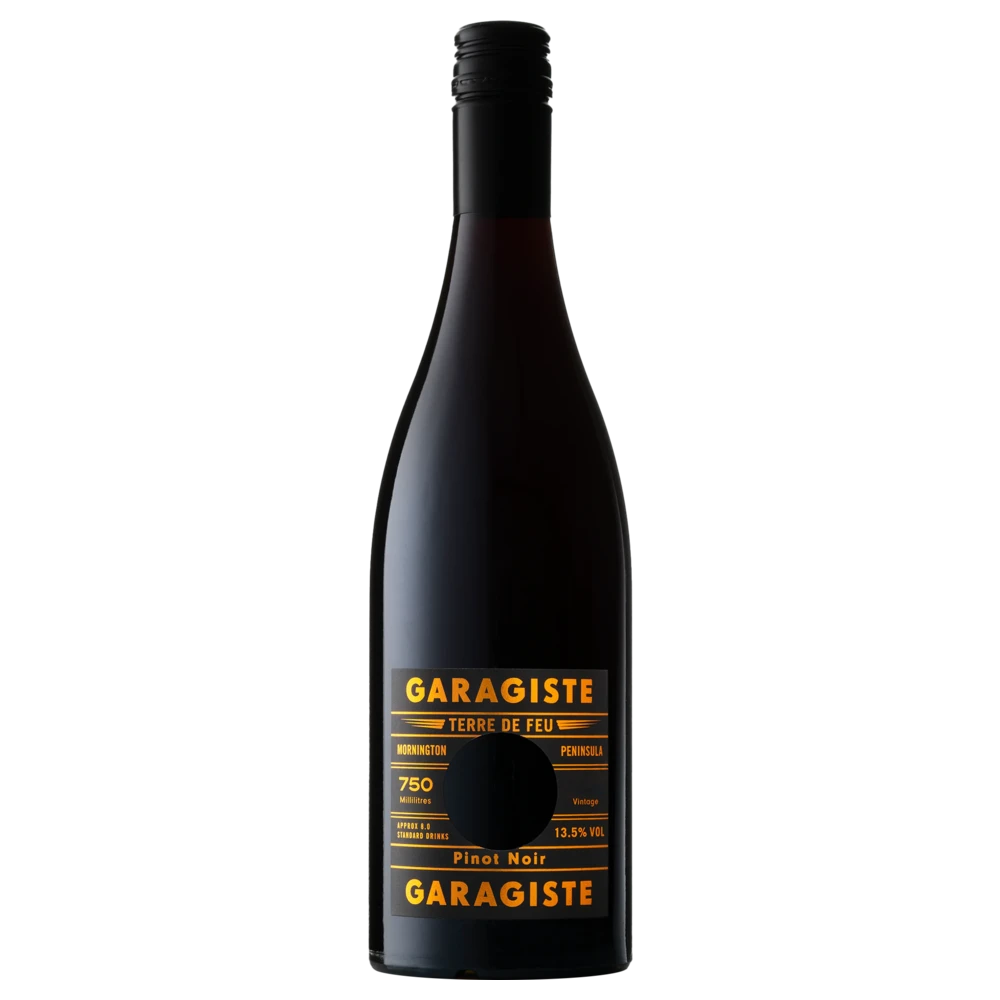 A bottle of 2023 Garagiste Terre De Feu Pinot Noir 750ml Red Wine