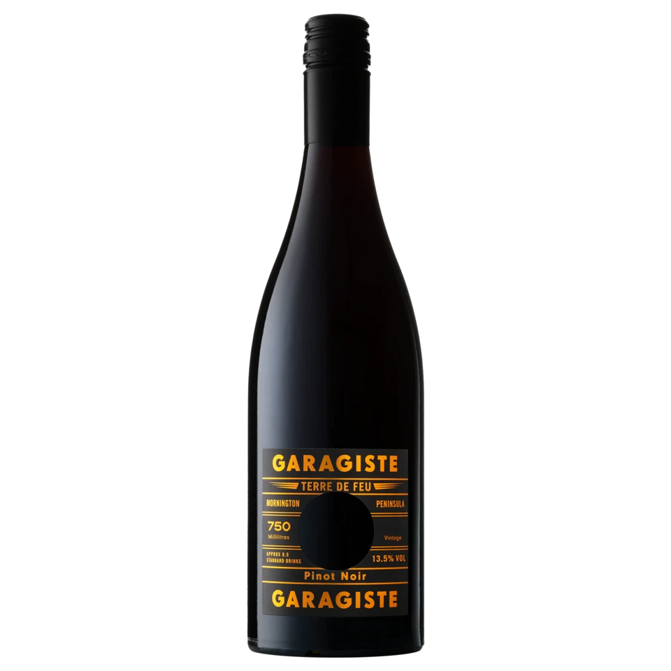A bottle of 2024 Garagiste Terre De Feu Pinot Noir 750ml Red Wine