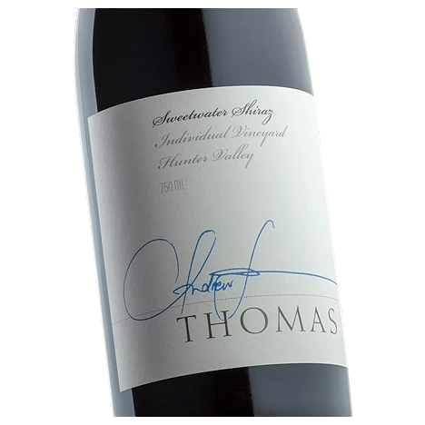 A bottle of 2023 Thomas Wines Sweetwater Ridge Shiraz 750ml Red Wine