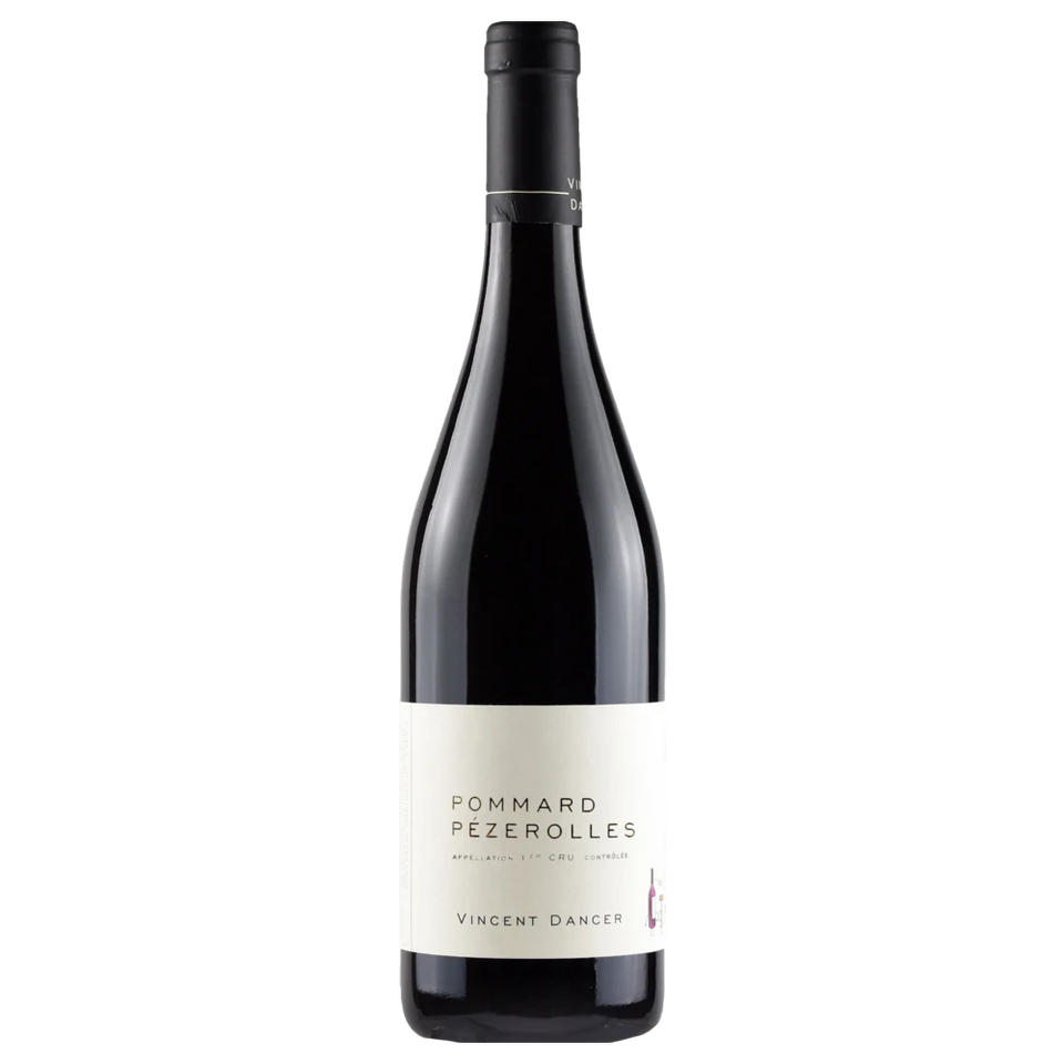 A bottle of 2023 Domaine Vincent Dancer Pommard 1er Cru Les Pézerolles 750ml Red Wine