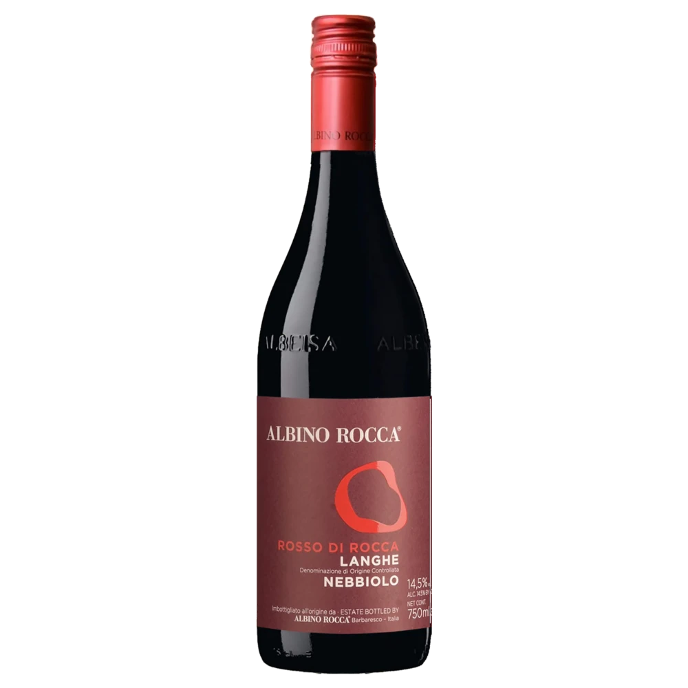 A bottle of 2023 Albino Rocca Langhe Nebbiolo Rosso di Rocca 750ml Red Wine