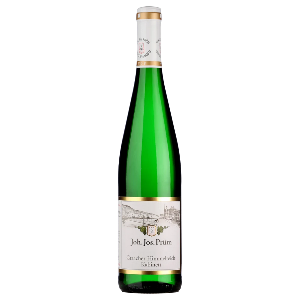 A bottle of 2023 Joh Jos Prüm Graacher Himmelreich Riesling Kabinett 750ml White Wine