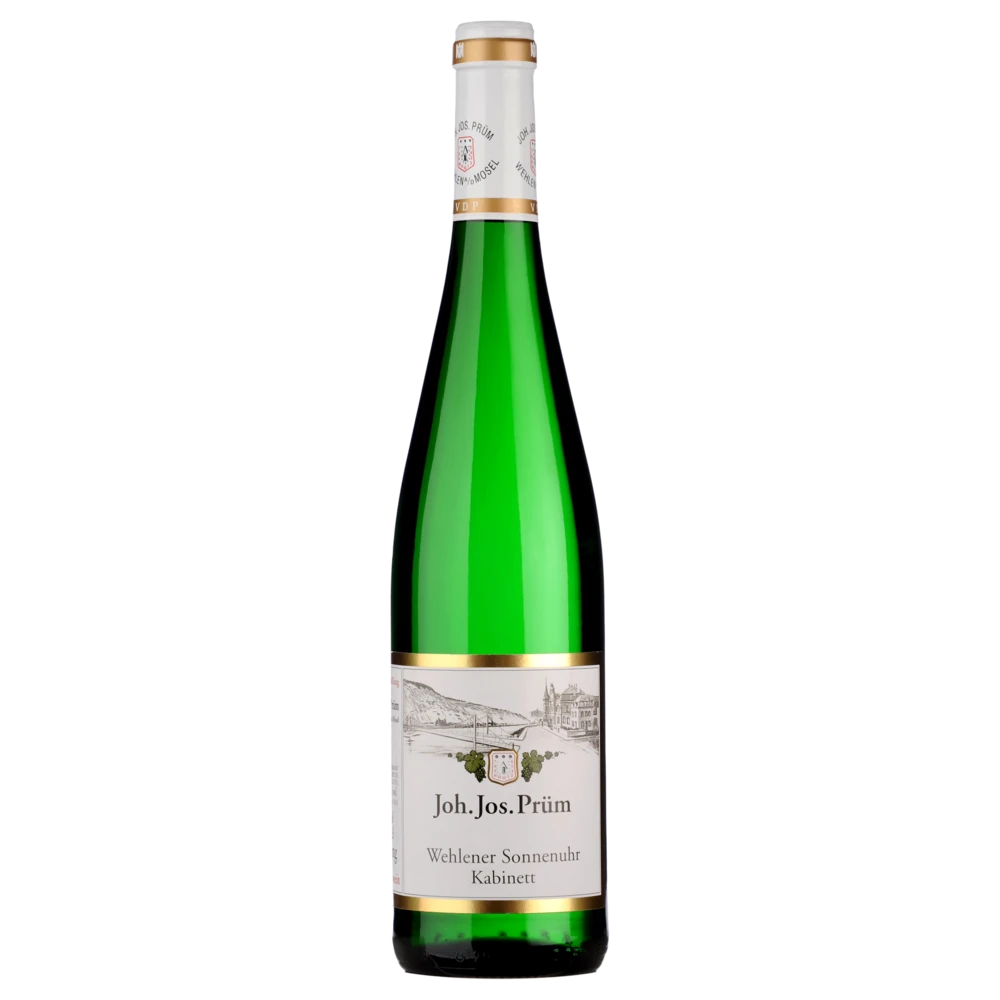 A bottle of 2022 Joh Jos Prüm Wehlener Sonnenuhr Riesling Kabinett 750ml White Wine