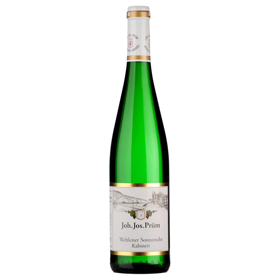 A bottle of 2023 Joh Jos Prüm Wehlener Sonnenuhr Riesling Kabinett 750ml White Wine
