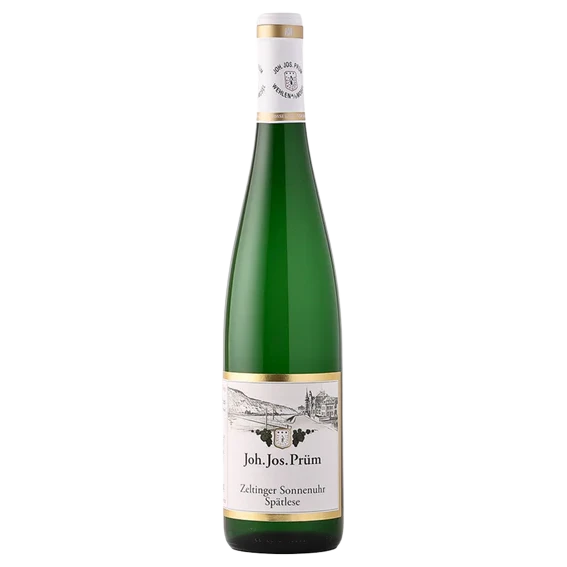 A bottle of 2023 Joh Jos Prüm Zeltinger Sonnenuhr Riesling Spätlese 750ml White Wine
