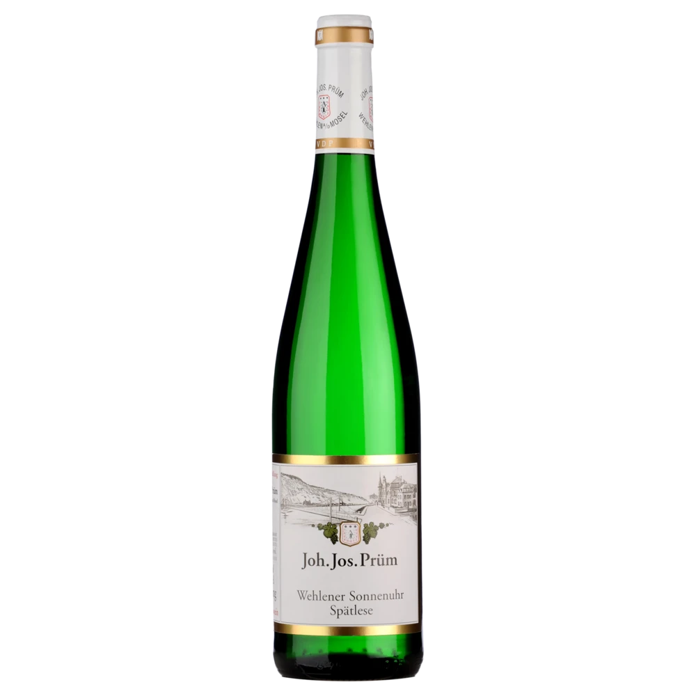 A bottle of 2023 Joh Jos Prüm Wehlener Sonnenuhr Riesling Spätlese 750ml White Wine